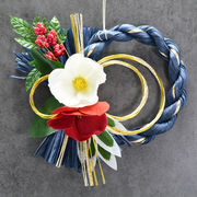 正月 〆飾り しめ飾り　水引 しめ縄リース しめ縄 正月飾り  信濃結び飾り お正月グッズ  14色