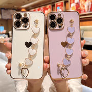 iphoneケース チェーン付き お洒落 可愛い ブレスレット風 iPhone17 Proケース iPhone 12 mini ケース