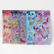 ぷくぷくシール ぷっくりシール 3Dステッカー 立体ステッカー 粘着シール スパンコール