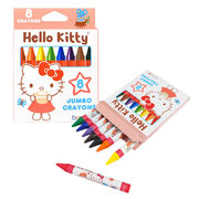ハローキティ ジャンボクレヨン 8色