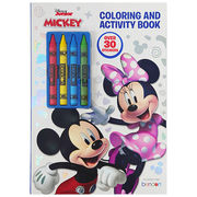 ミッキー & ミニー ぬりえ & アクティビティーブック クレヨン シール付き