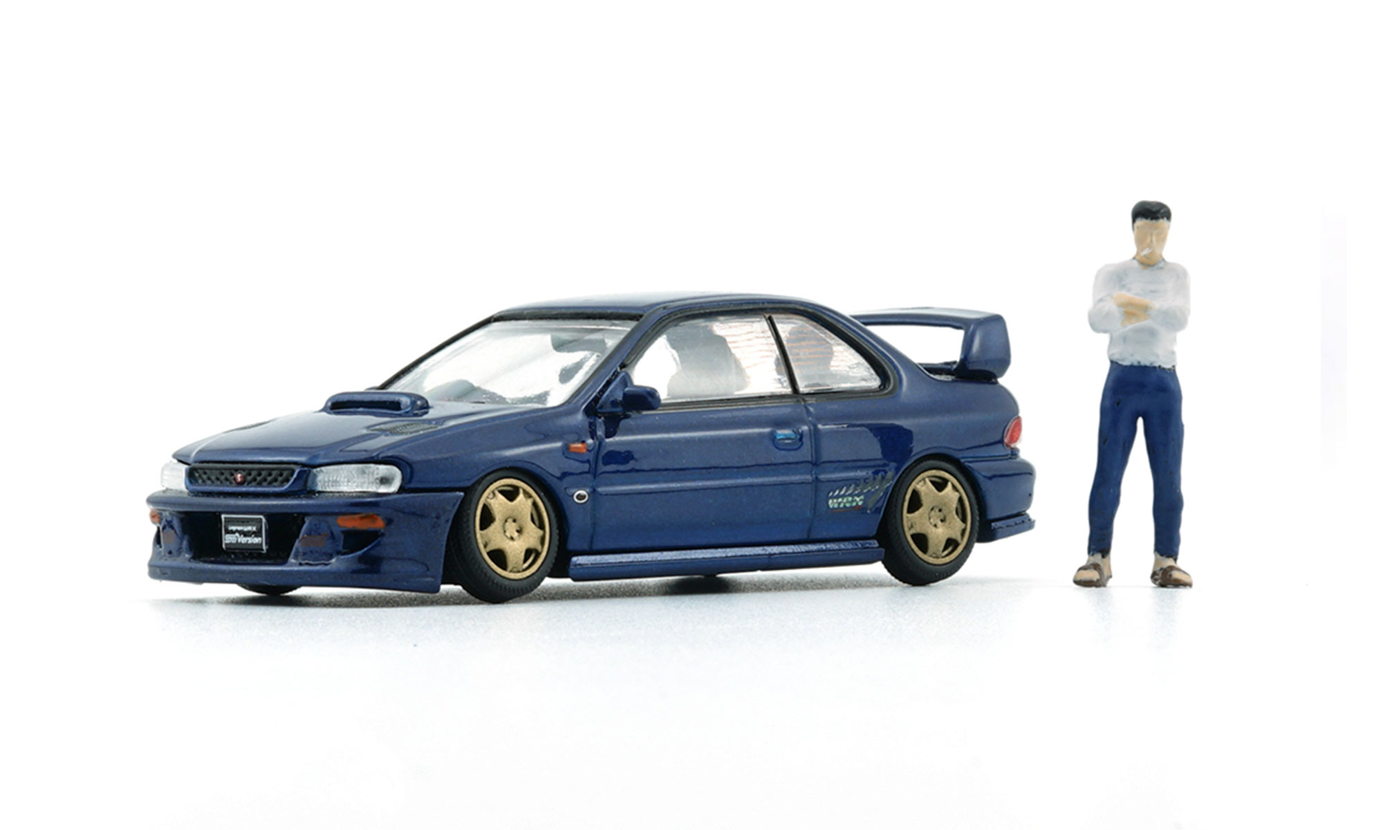 BM CREATIONS スバル インプレッサ WRX GC8 TYPE-R カスタム ID (RHD) フィギュア付