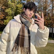秋冬新作☆人気☆メンズ☆おしゃれ☆暖かい☆マフラー☆ストール☆  2色