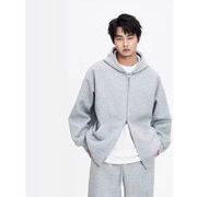 メンズファッション 無地 ジップアップ パーカー 男女兼用 ストリート系 秋冬 新作★全3色