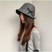 秋冬帽子  キャップ  バケットハット フィッシャーマン 小顔効果