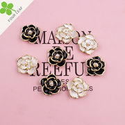 カン付き 花 アクセサリーパーツ デコパーツ ペンダント ハンドメイド DIY素材