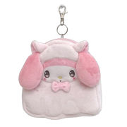 サンリオ ダイカット リール パスケース ねこねこおばけ マイメロディ ピンク【小ロット販売】