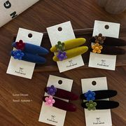 ヘアピン　ヘアアクセサリー　レディース　韓国ファッション　花