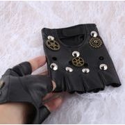 卸売り手袋 ョート手袋 ヒップホップ手袋 ダンス手袋 パーティー手袋 PUローブ PU手袋 パンク手袋