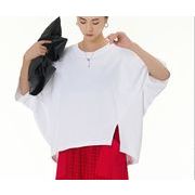 カジュアルトップス 夏 オーバーサイズ婦人服 ゆったり 着痩せトップス  レディーストップス 通勤トップス