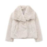 冬服 レディースコート 防寒コート 純色コート 裏起毛コート 毛皮コート 暖かいファー