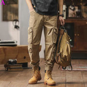 カジュアルパンツ 通勤パンツ オーバーオール ゆったりパンツ 夏パンツ メンズパンツ ロングパンツ