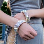 ベリーアクセサリー 演出服 パーティーダイヤモンドブレスレット ベリーダンスブレスレット