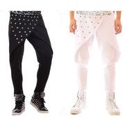 バー DJ 演出服 柳釘 ロック コンサート ハレンパンツ ヘアメイクパンツ 演出パンツ ステージパンツ