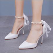 パーティーサンダル 美脚サンダル ハイヒール ナイトクラブ 痛くない 歩く安い ウェディングシューズ