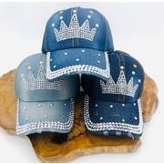 ヒップポップ帽 ダンス帽 パーティー帽子 レディース帽 デニム帽 ステージハット 舞台帽子 無地帽子