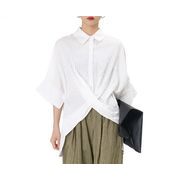 カジュアルトップス 夏 オーバーサイズ婦人服 ゆったり 着痩せトップス  レディーストップス 通勤トップス