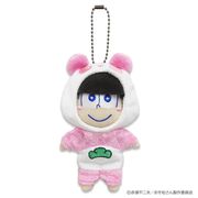 【キーホルダー】おそ松さん アニマルコス松 お着替えマスコット トド松 パンダ
