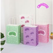 手提げ袋　包装資材　雑貨　プレゼント包装　紙袋　業務用　小物入れ　15x8x21cm　4色展開