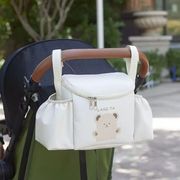 DCベビーカーバッグ 　多機能収納 　大容量 　防水　レザーバック　マザーズ バック 　小物入れ  お出かけ