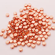 プラスチックビーズ　アルファベット　ピンクゴールド　500g入り 海外倉庫発送