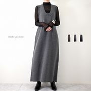 【2025新作】メランジニット　タンク　ワンピース(33001)