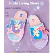 【5点まとめ購入で割引あり2026NEW】スリッパ キッズ 人魚姫 デザイン 室内履き 30-35サイズ