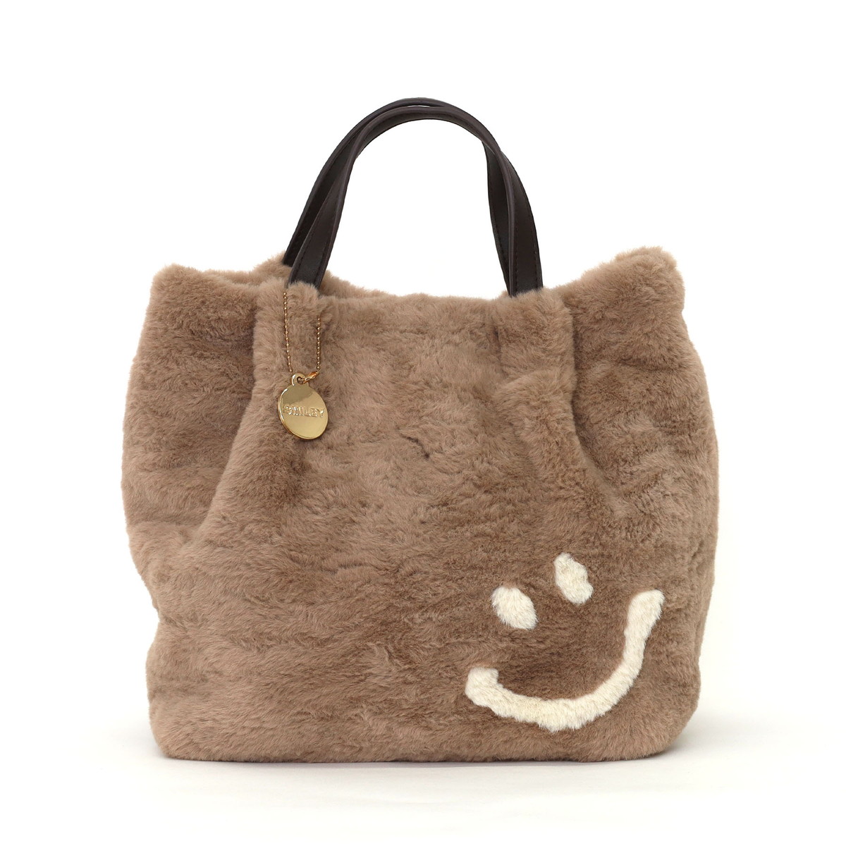 2025新作【COOCO クーコ】SMILEY エコファー2WAY トートバッグ