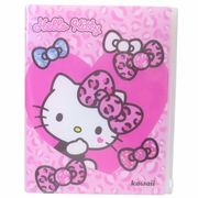 ハローキティ ファスナー付き6ポケットクリアファイル A4