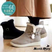 【2026年冬/再入荷】ショートブーツ 歩きやすい 軽い 6Eワイド あったかブーツ ノースデイト 外反母趾