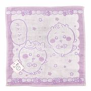 ちいかわ ウォッシュタオル ほのぼの パープル