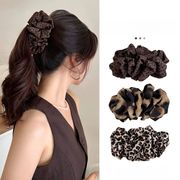 2025新作 韓国風レトロヘアゴム カラーリングデザイン  7色