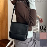 【2025新作商品♪】フェイクレザーショルダーバッグ