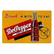 サインボード　メタルサイン　A4　アメリカン雑貨　ブリキ　ティン　看板　ドリンク　コーラ