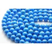 【丸ビーズ】ハウライトトルコ 8mm