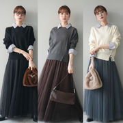レディース服★ファッション洋服★セーター&スカート分けて★ 3色