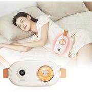 サポーター ホットベルト 温熱ベルト 5種類調節 3段階ヒーター  電熱式 USB充電式 日本語取扱説明書付き