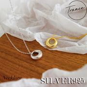 【シルバー925】ネックレス 巾着付き シルバー ゴールド コンビ プチプラ ユニセックス 対応 DNK-2