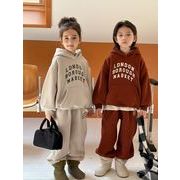 子供服　90~150cm　キッズパーカー パンツ　上下セット　韓国キッズ服