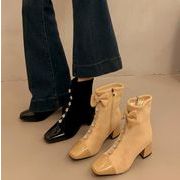 秋冬シューズ  ショートブーツ ブーツ  フレンチ風  お出かけ 靴