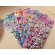 即日出荷 新入荷★DIY手作★手帳用 貼り付け★粘着シール★立体キャラクターシール★3Dシール