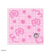 コウペンちゃん ガーゼパイル タオルハンカチ 君にはなまる ピンク