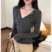 秋冬トップス Tシャツ 長袖  パーカー  ブラウス レディース