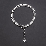 メンズ★潮流アクセサリー★男女兼用★ レトロデザイン★ブレスレット★ファッション 3色