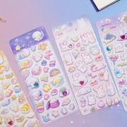 新入荷★DIY手作★手帳用 貼り付け★粘着シール★立体キャラクターシール★デコシール