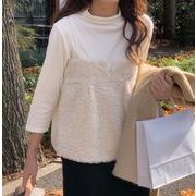 秋冬トップス ベスト キャミソール ボア アイテム コーデに合わせやすい