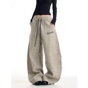 【予約226874】大きいサイズ秋冬 韓国 カレッジ風 新しいデザイン カジュアル パンツ S ~3L