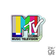 MTV ホログラムステッカー04 ロゴ ミュージック 音楽 アメリカ スマホ コレクション gs 公式グッズ MTV-004