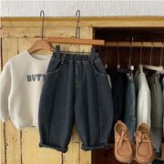 2025冬新作 子供服 ジーンズ 保温 防寒ズボン   キッズ服 ズボン  裏起毛 80-130cm