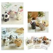 まるとしかくからつくるマスコット　小さなお友達シリーズ【3種類】